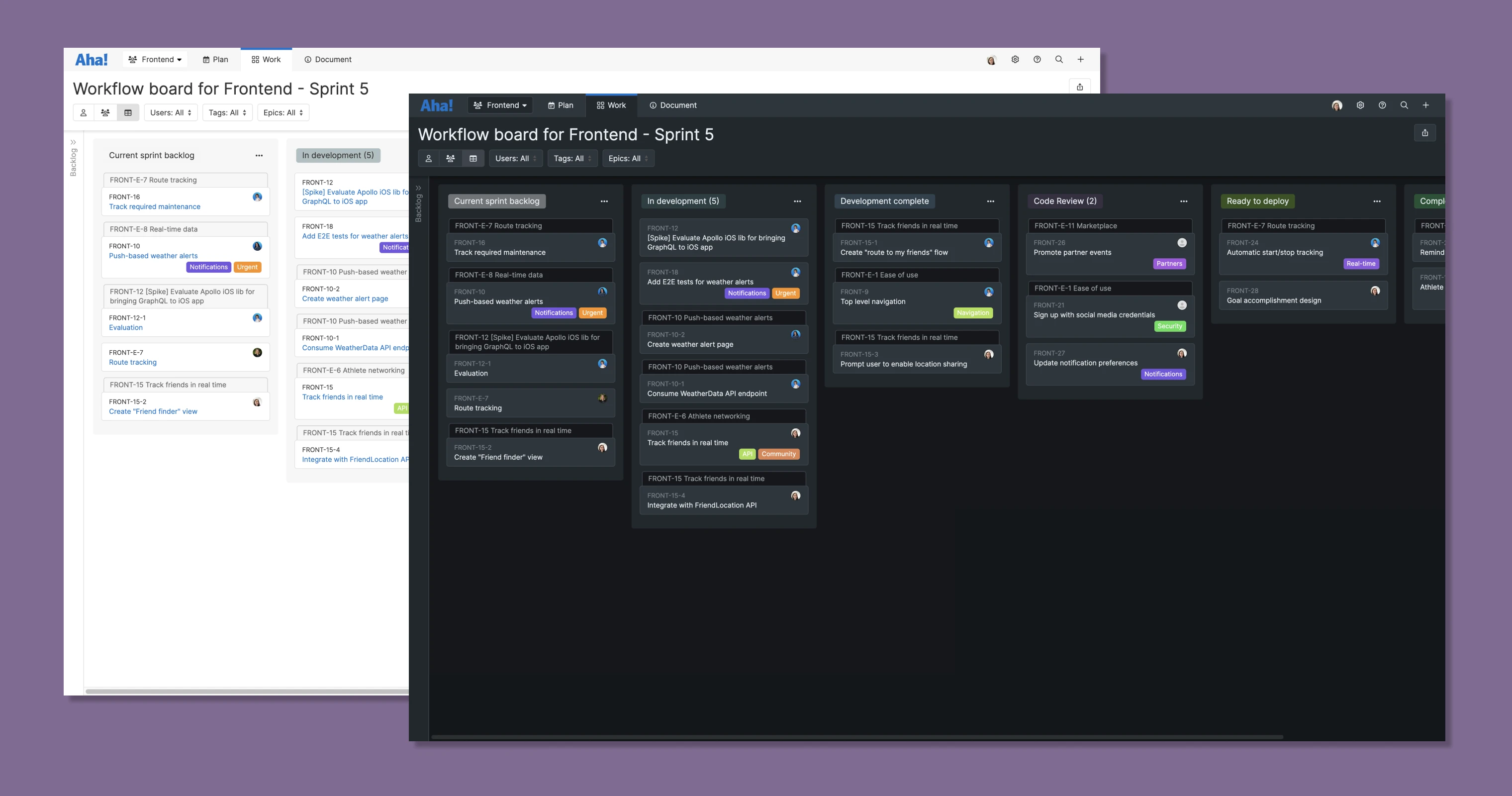 Introducing Dark Mode for Aha! Develop