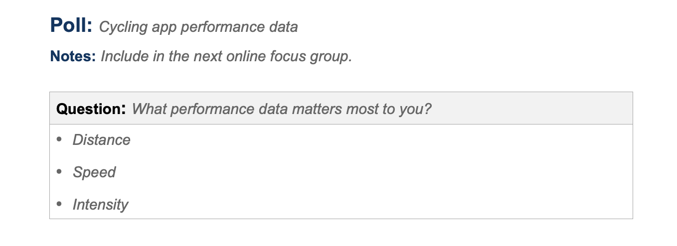 customer research methods Customer feedback poll template / Image