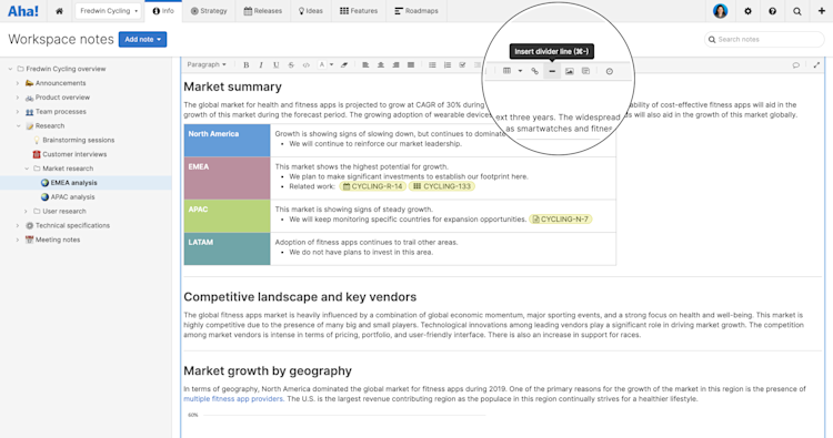 You can also break up blocks of text with visuals, such as tables or images.