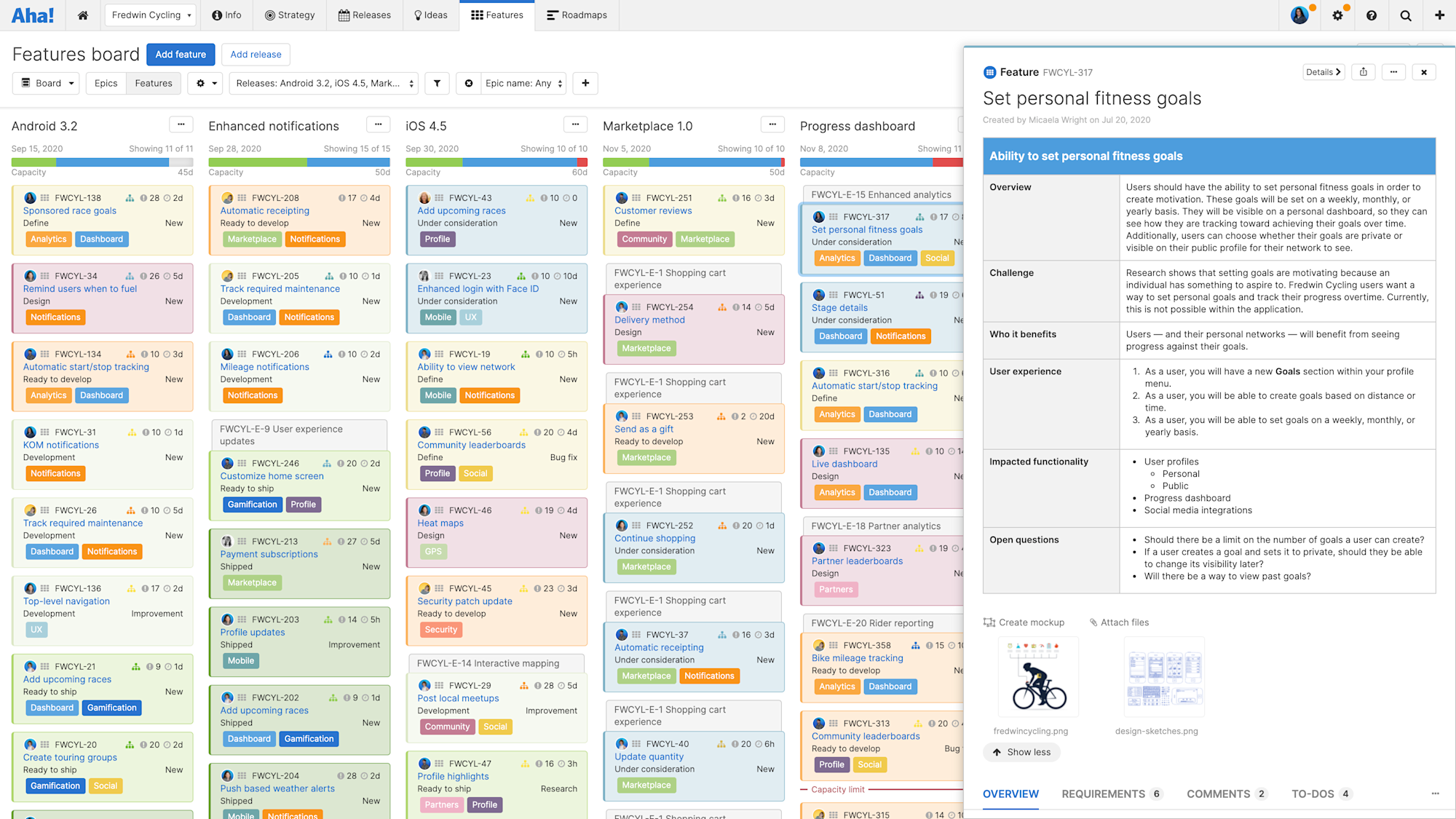 Product Roadmap Software Aha!