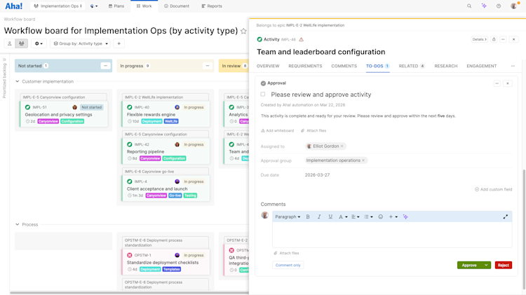 Teamwork - Flexible workflows - Automate tasks