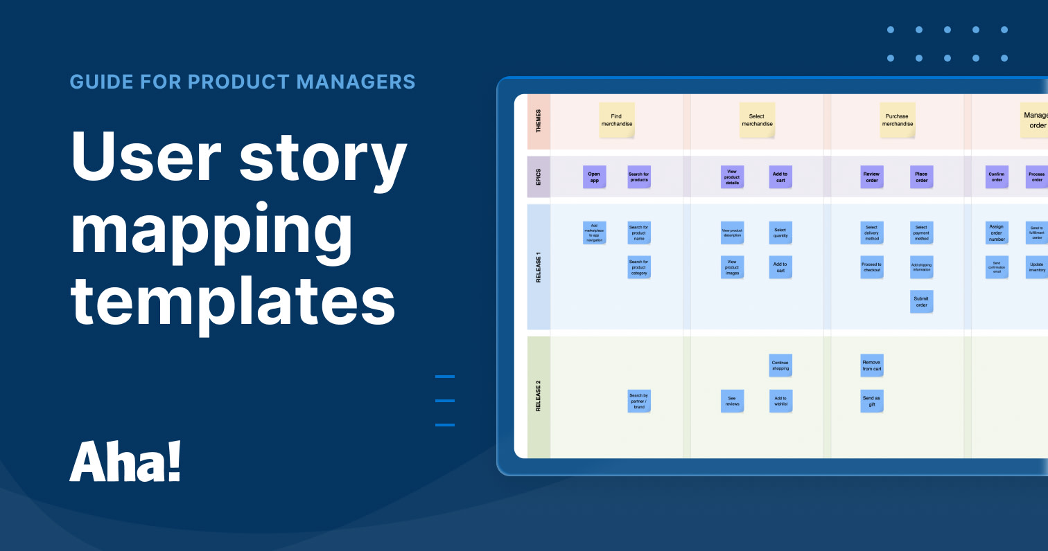 User Story Mapping Templates & Examples for Product Teams | Aha! software