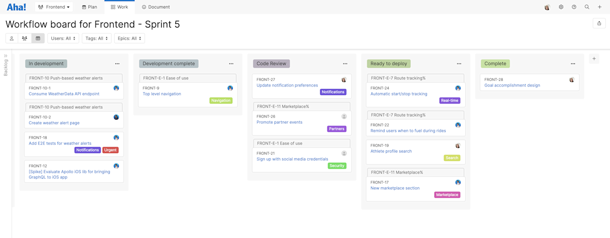 How Development Teams Implement Kanban | Aha! software