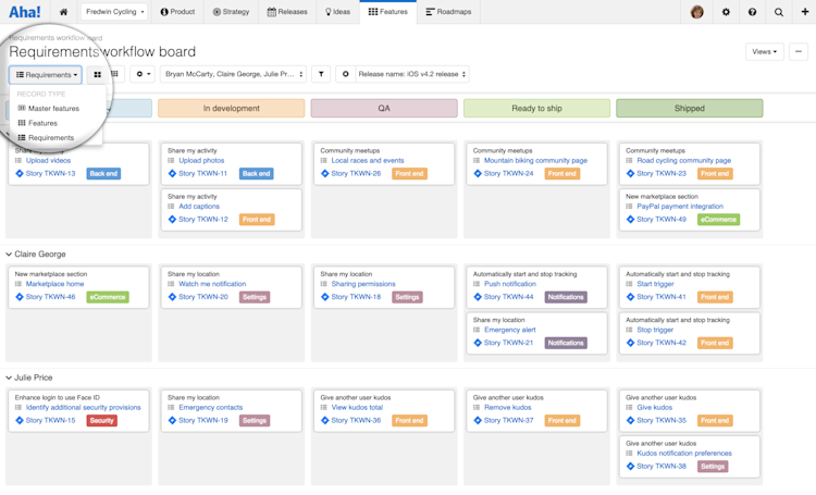 Blog - Just Launched!  — Enhanced Kanban Board to Manage Your Initiatives, Features, and Requirements - inline image