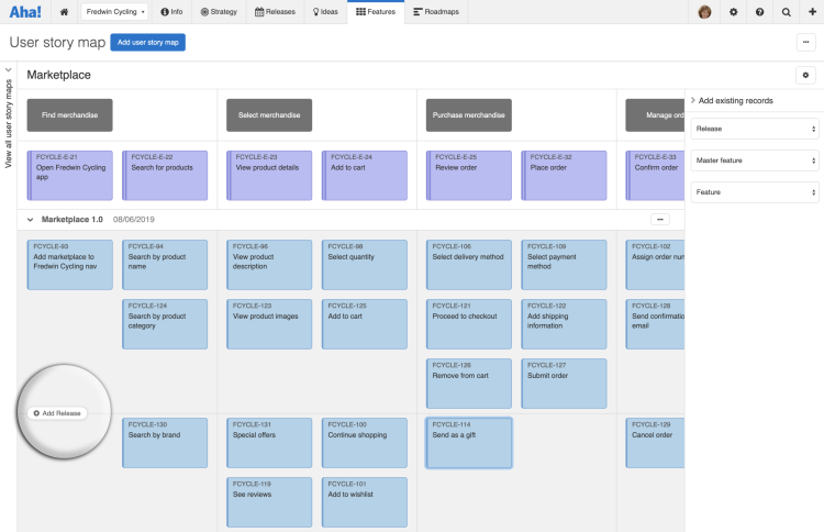 Blog - Just Launched! — New User Story Mapping Tool in Aha! - inline image
