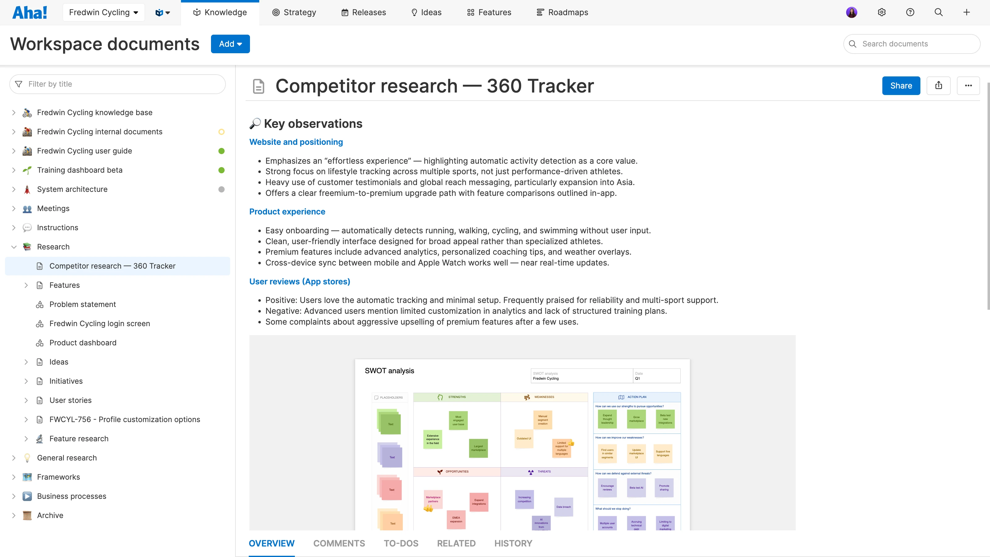 Organize your findings