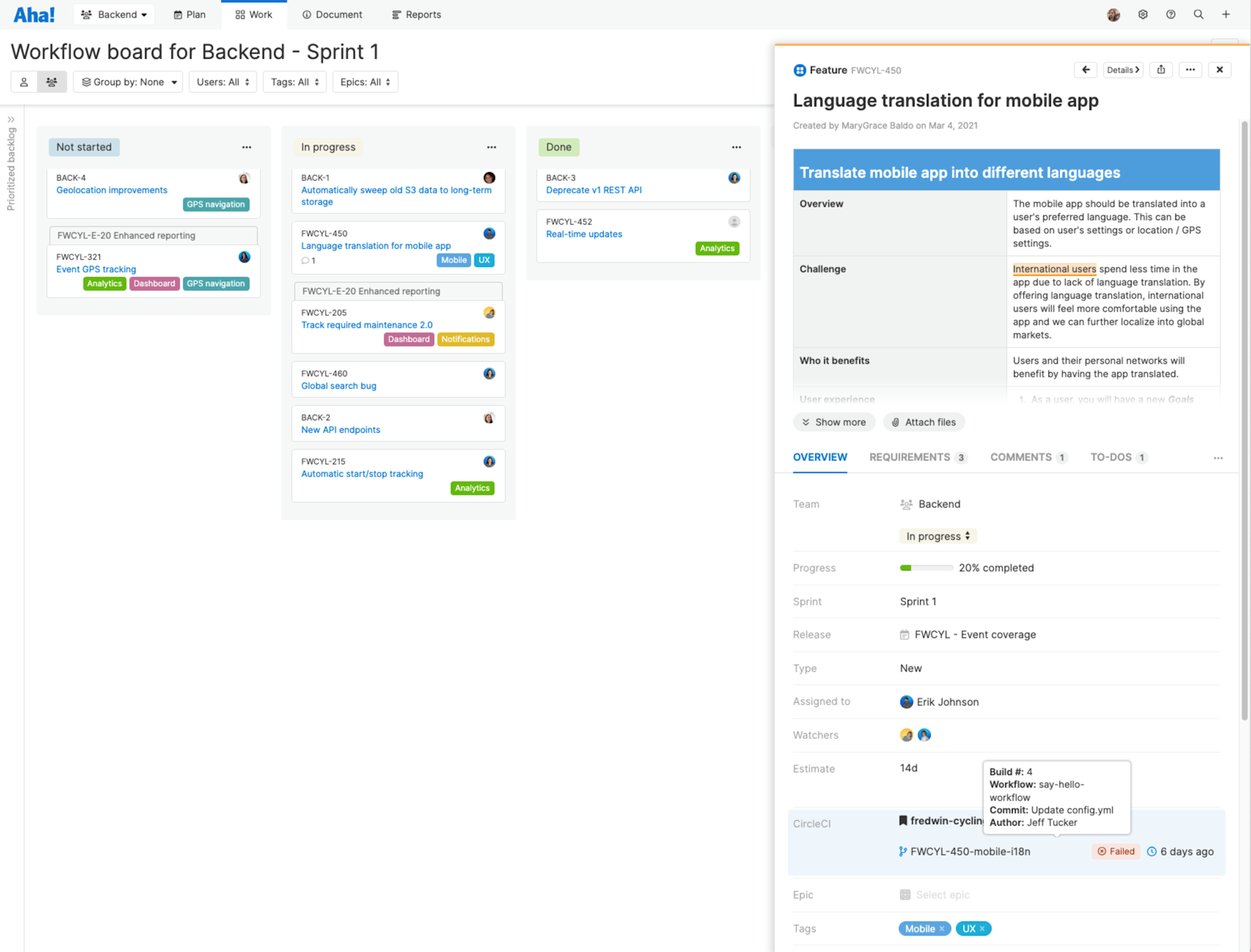 New CircleCI Extension for Aha! Develop | Aha! software