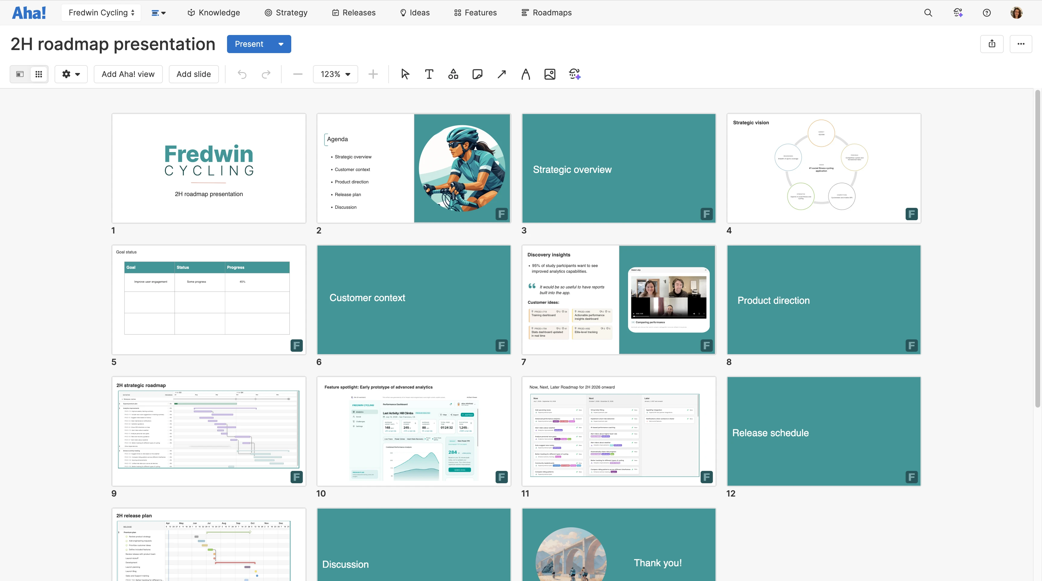 Build a compelling slide deck