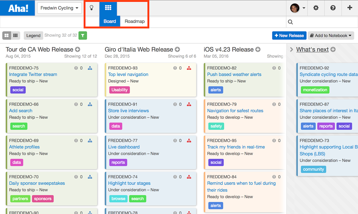 Just Launched! — Customize Your Aha! Navigation Menu | Aha! software