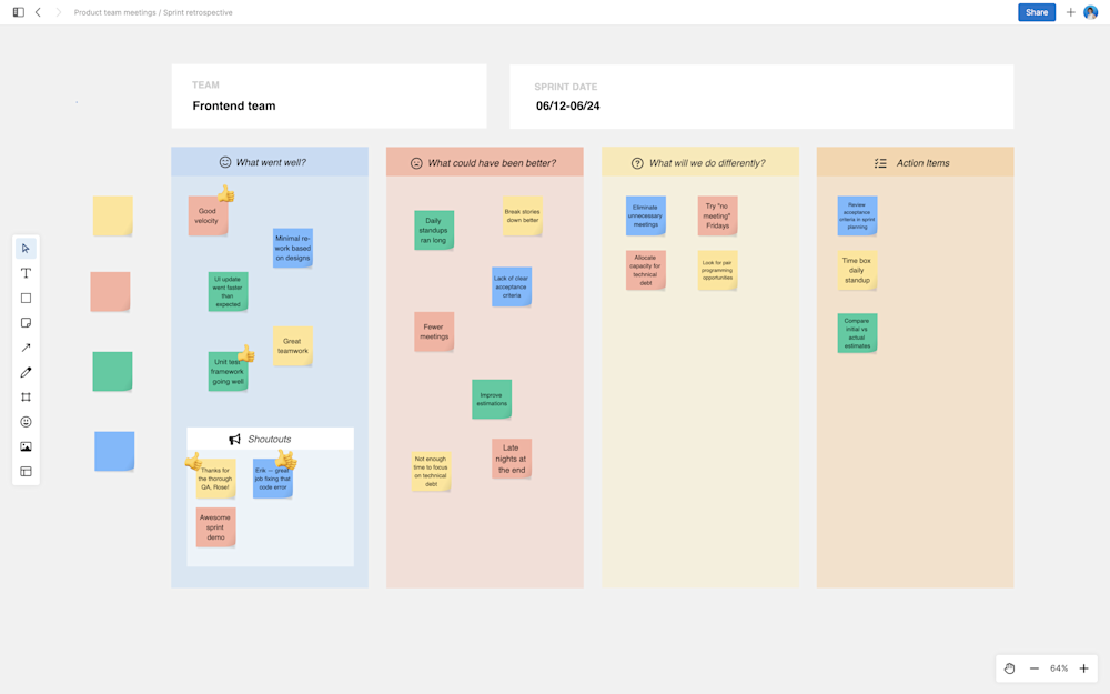 12 Sprint Retrospective Templates To Use in 2023 | Aha! software