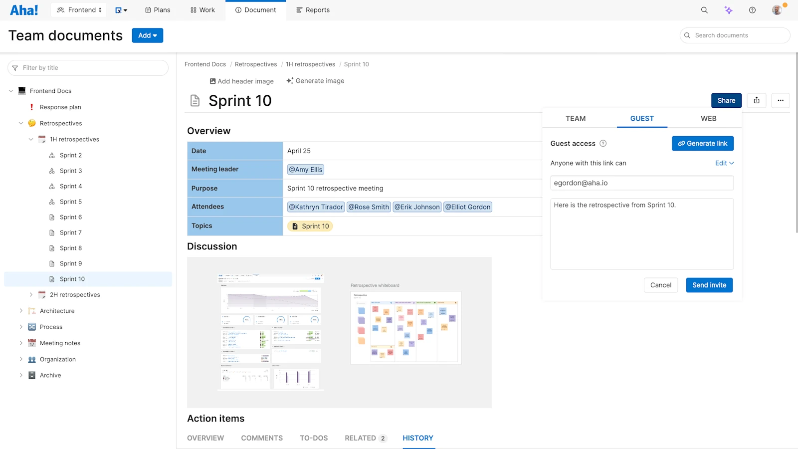 Aha! Develop Documentation — Capture Technical Information