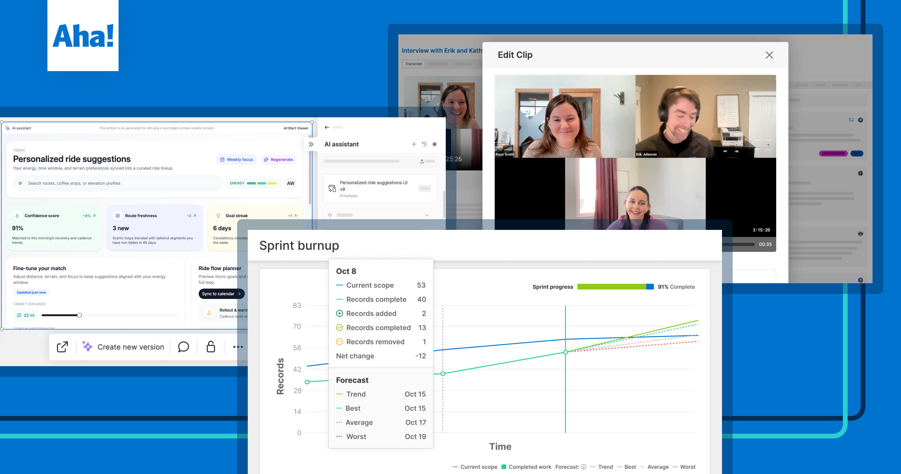 Most popular new Aha! features launched in Q4 2025