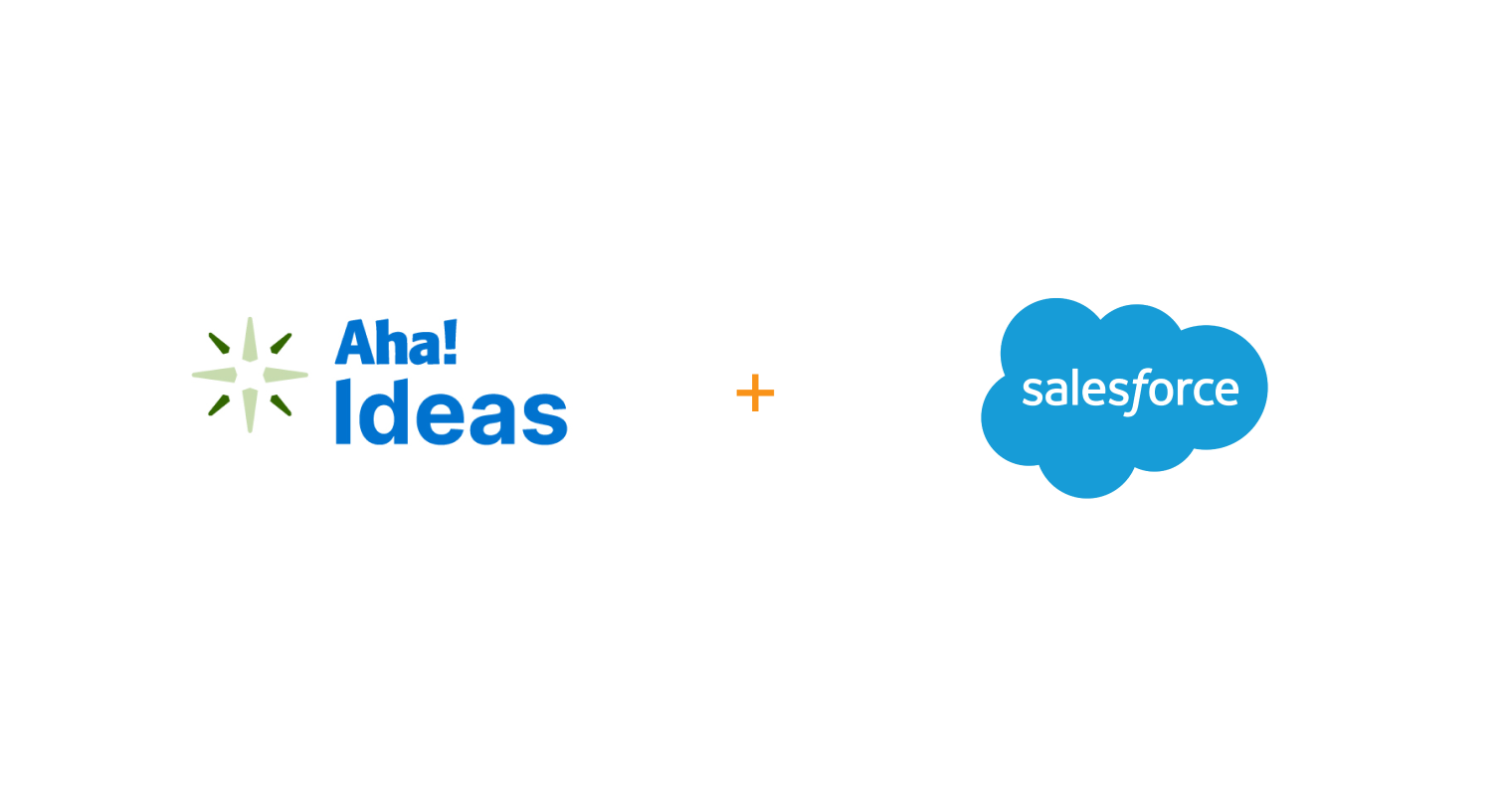 Hero image for the Aha! Ideas Salesforce Lightning go-to-market post.