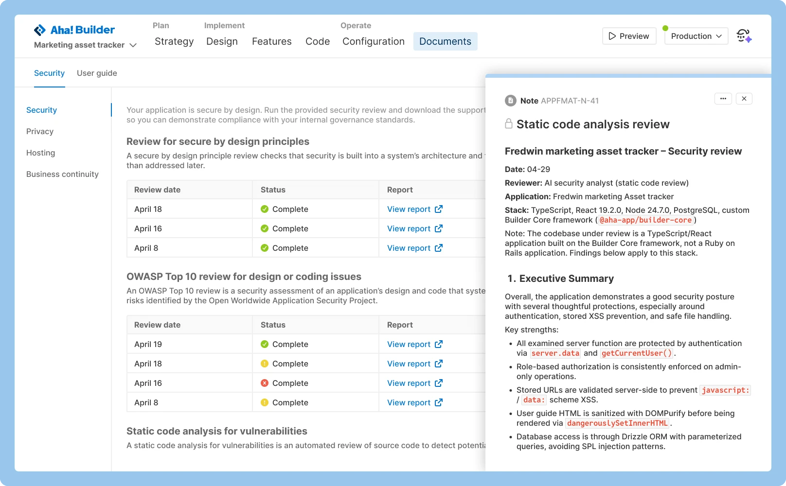 ID - Builder - Overview - Deploy with confidence