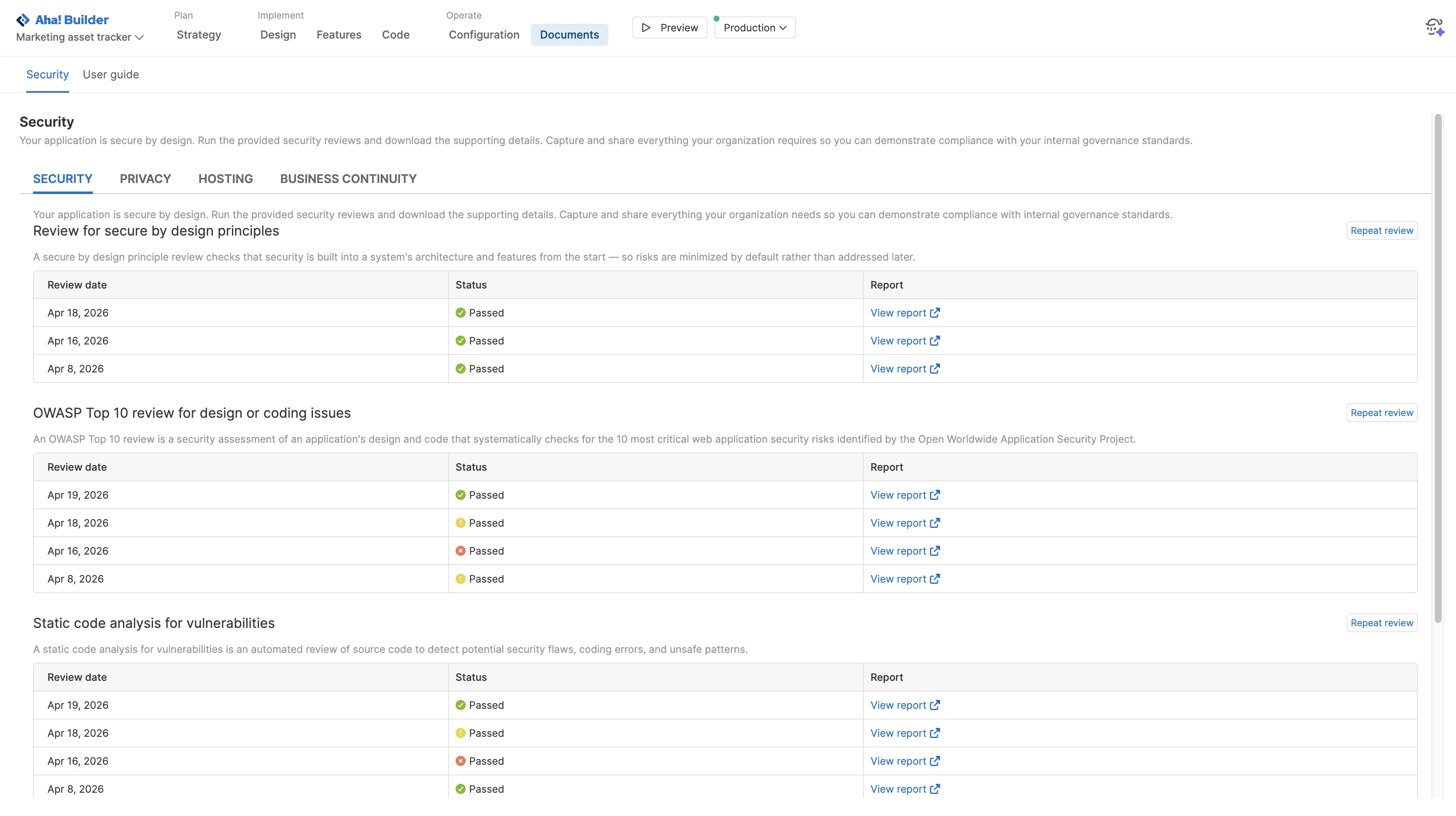 Builder - Governance - H2