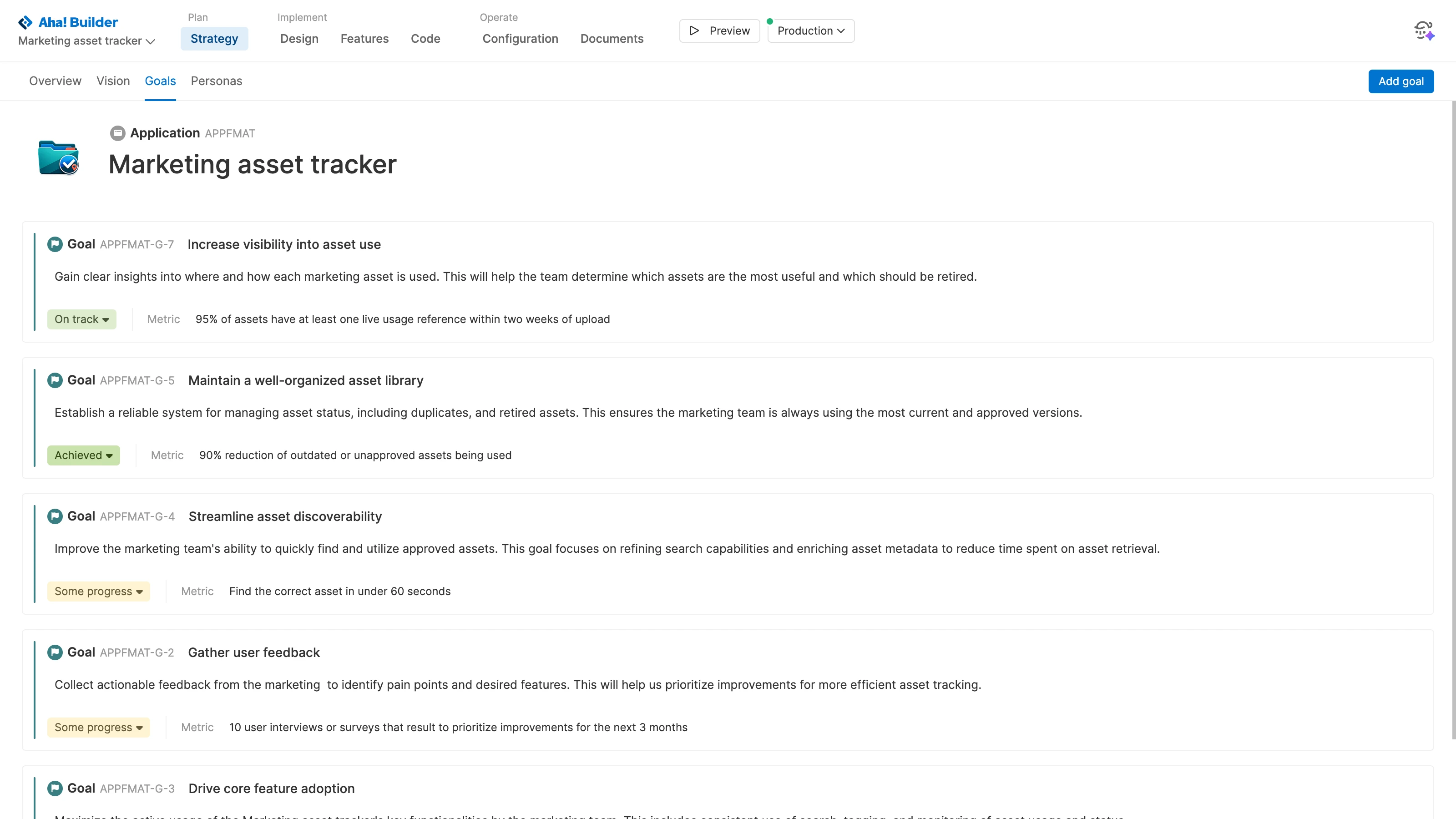 Set clear objectives