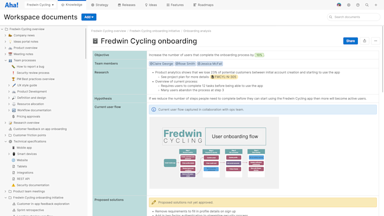 Capture your thoughts with documents