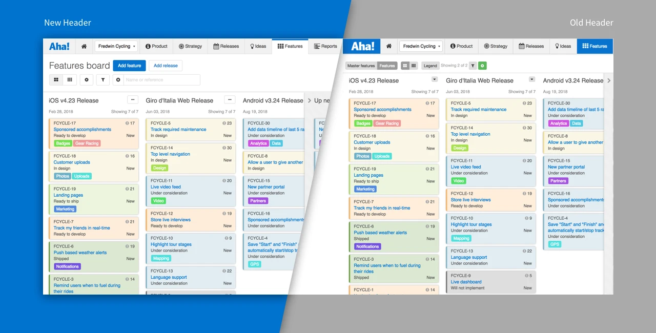 Blog - Just Launched! — A Fresh New Look for Aha! - inline image