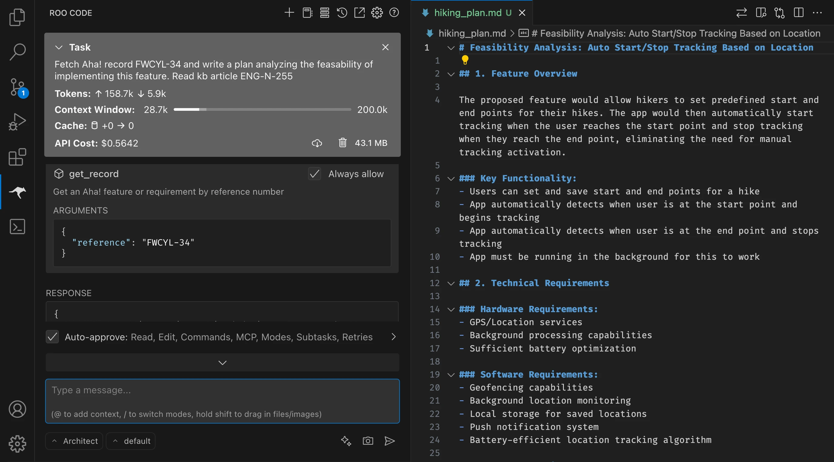 Develop - AI assistant - Code with context