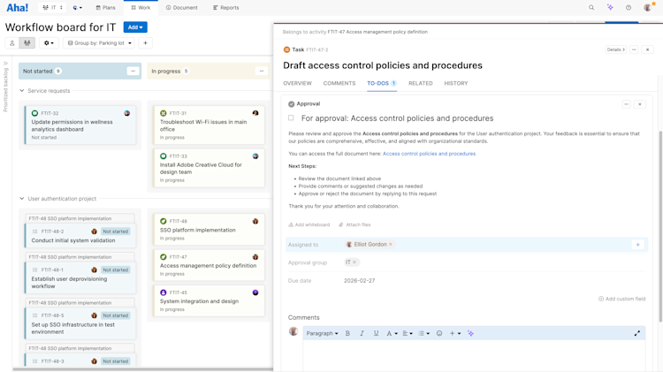 Teamwork - Project management - Monitor progress
