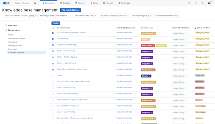 Be sure to add the Document status field to your document layout for visibility into how everything is progressing.