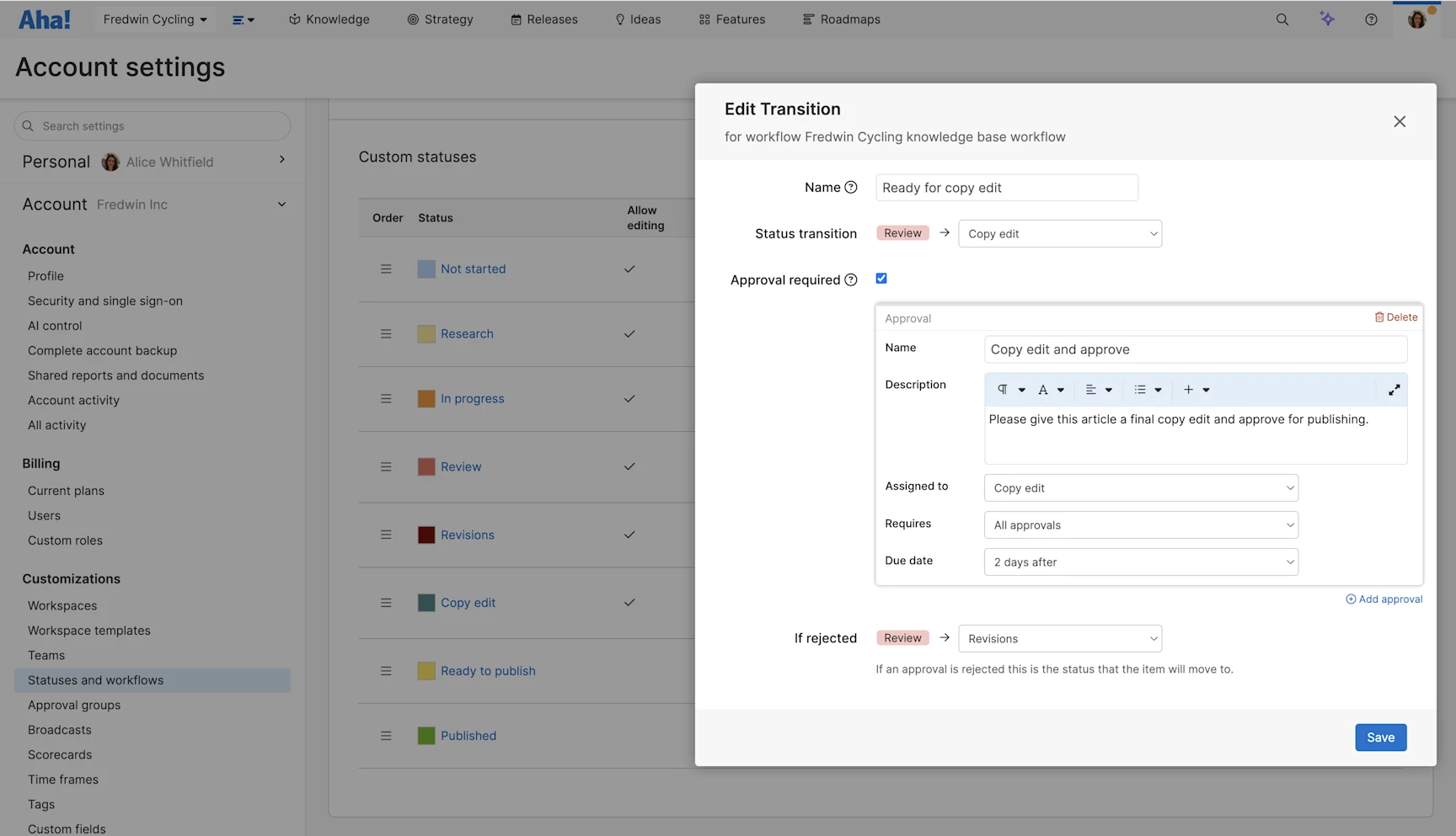 New! Use Custom Workflows to Streamline Documentation Reviews
