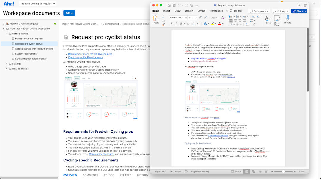 Microsoft Word Integration
