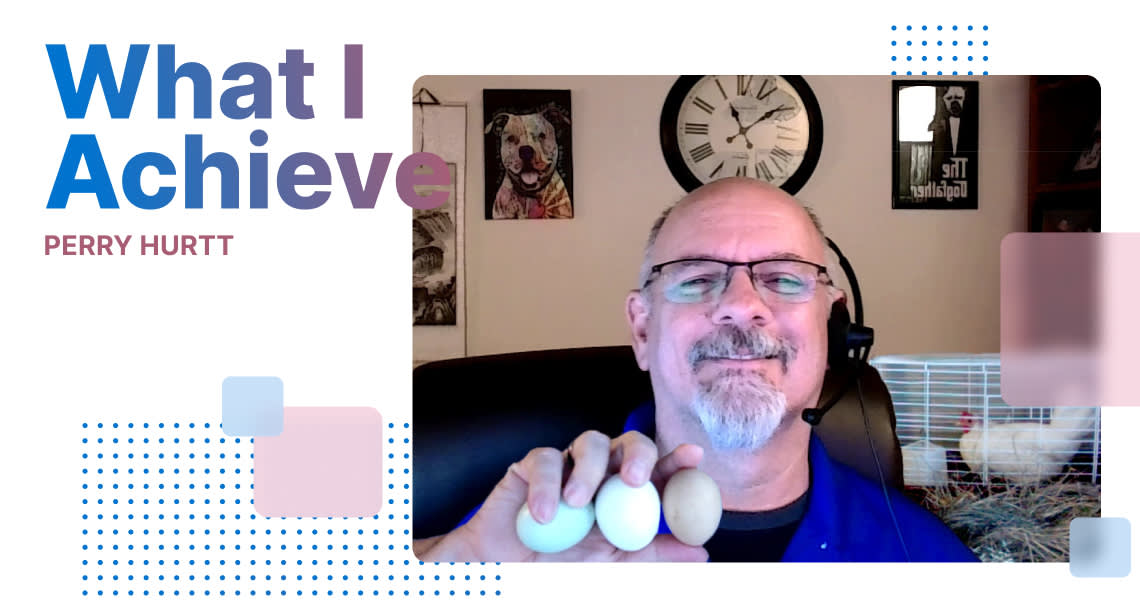 My name is Perry Hurtt — this is what I achieve at Aha!