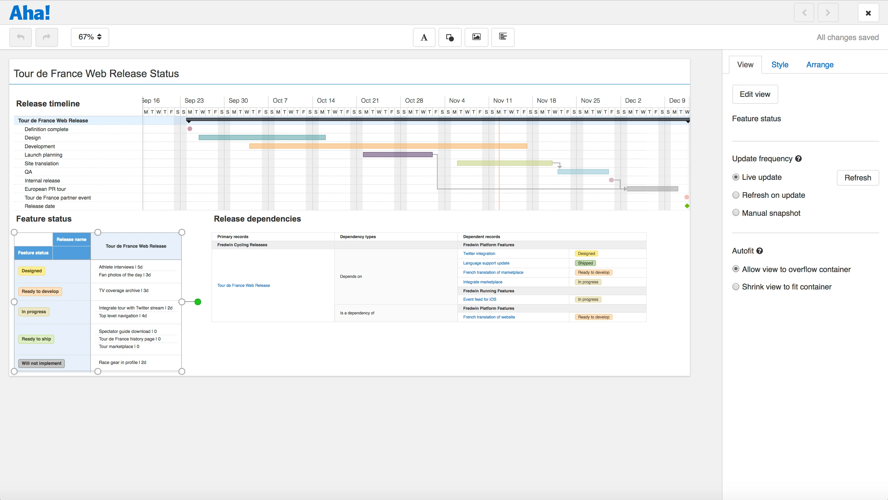 Blog - Just Launched! — Faster Way to Build Product Roadmap Presentations - inline image