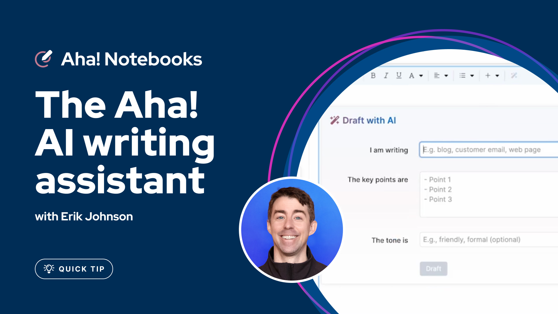 Thumbnail image for the social quick tips AI writing assistant video