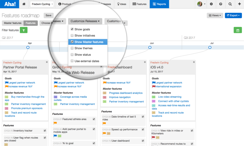 Blog - Just Launched! — Aha! Introduces Roadmaps for Epics - inline image