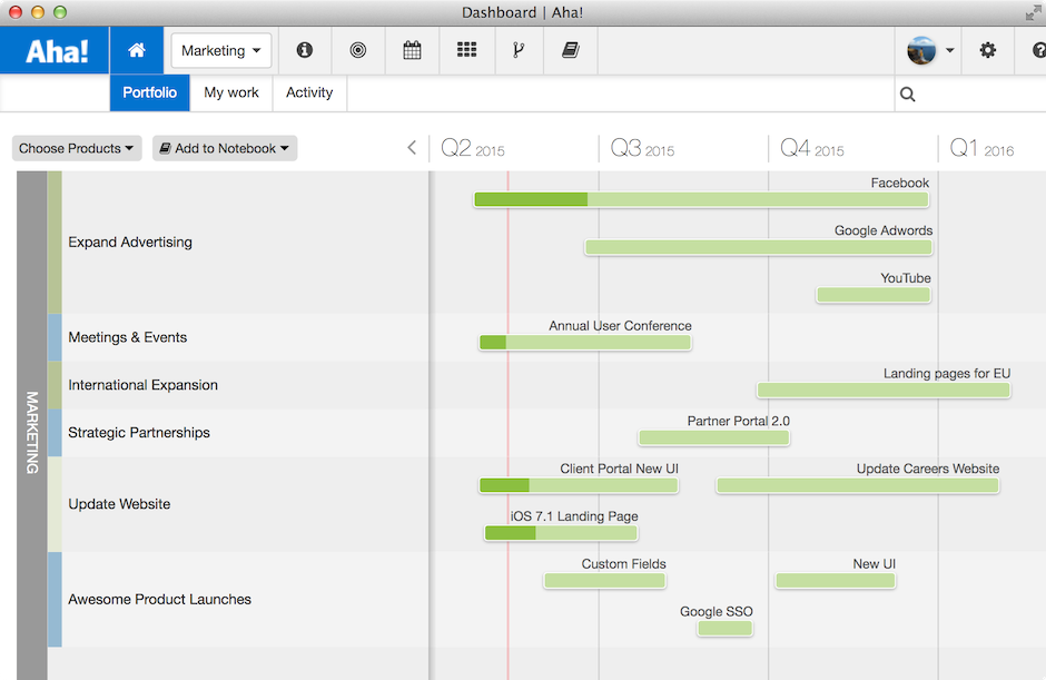 Jira Roadmap Tool Aha