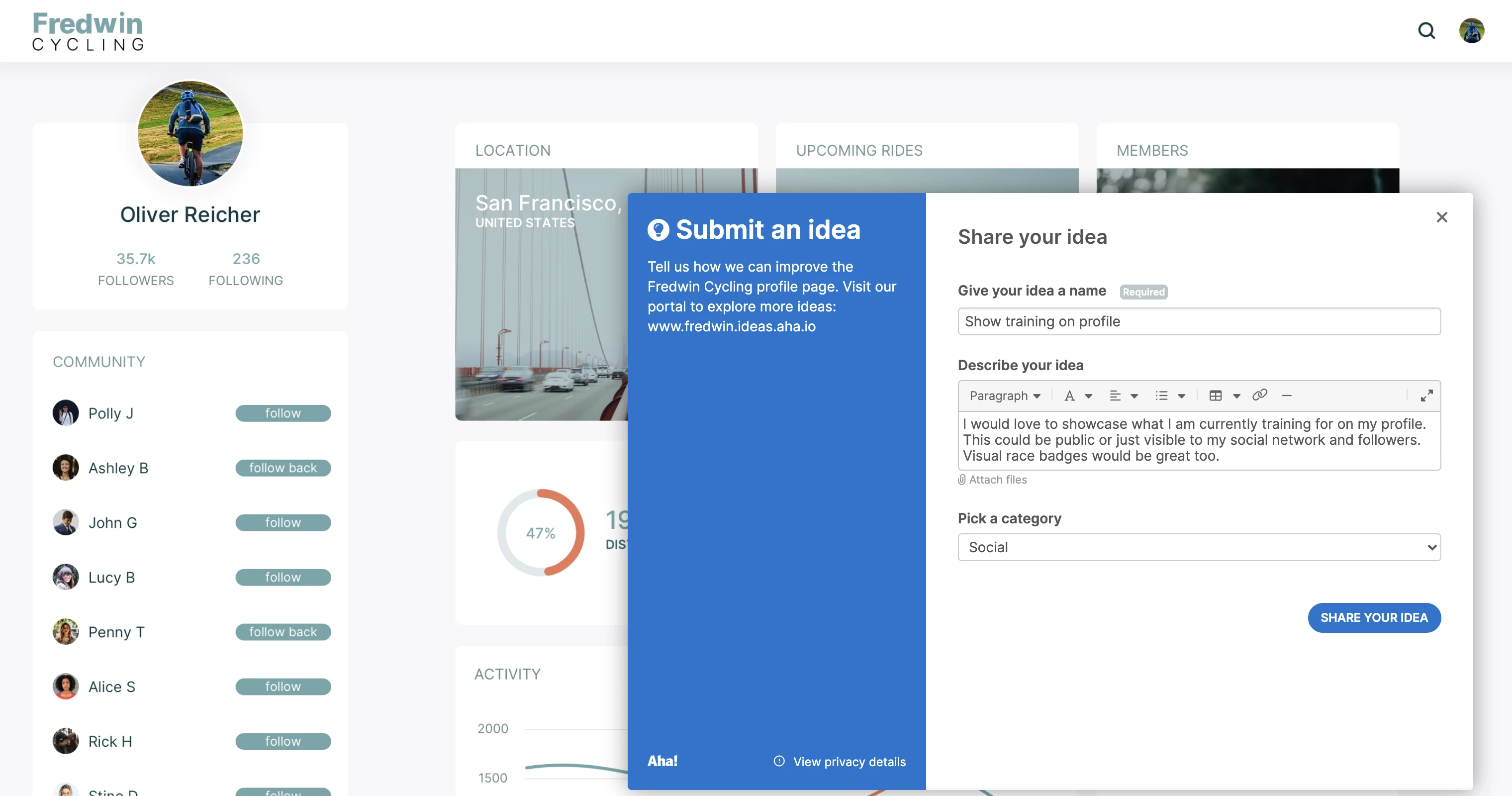 Introducing In-App Idea Submission
