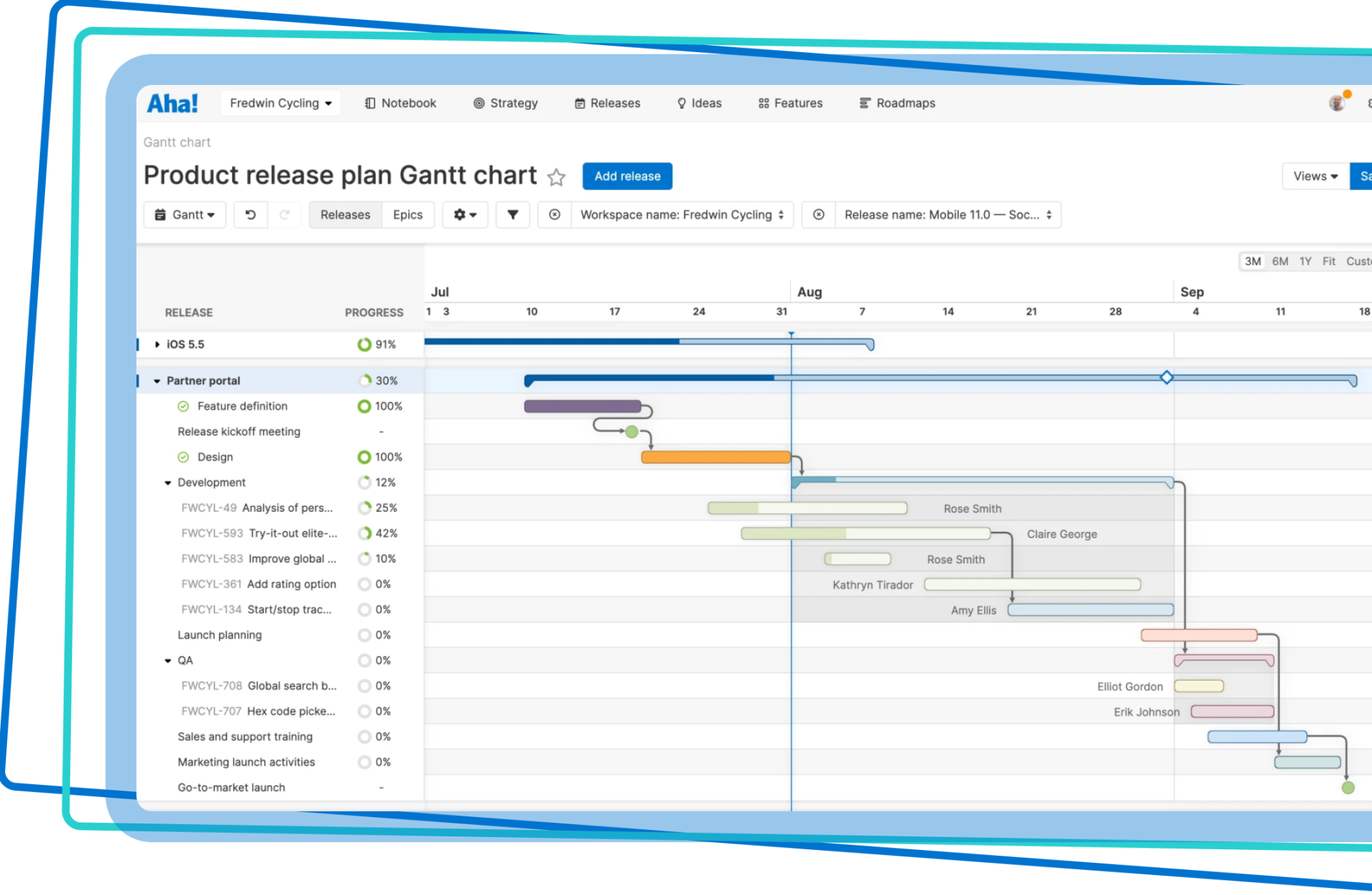 Aha! Roadmaps Plans — Manage Product Releases | Aha! software