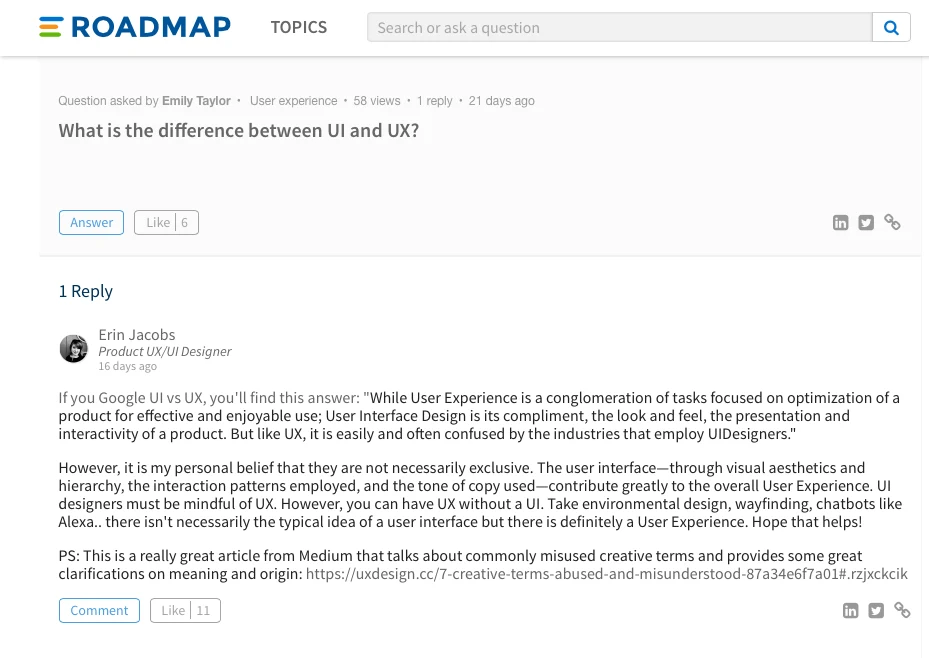 Blog - Aha! Acquires Roadmap.com and Launches Community for Product Managers - inline image