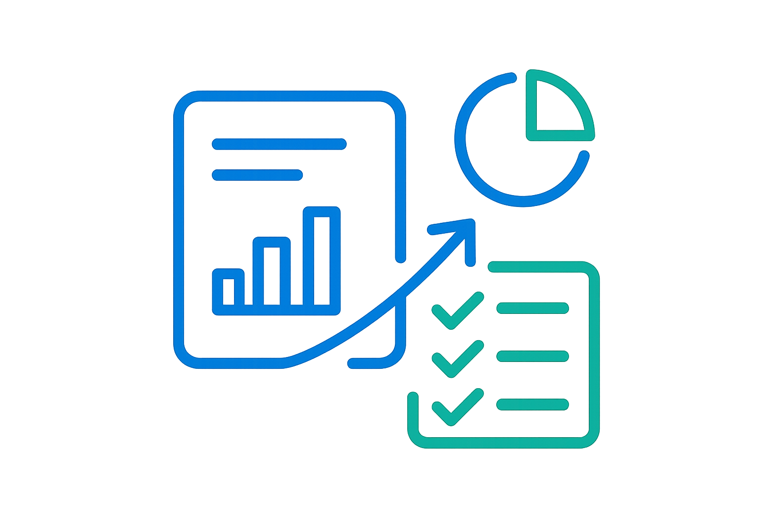 Report progress summary logo