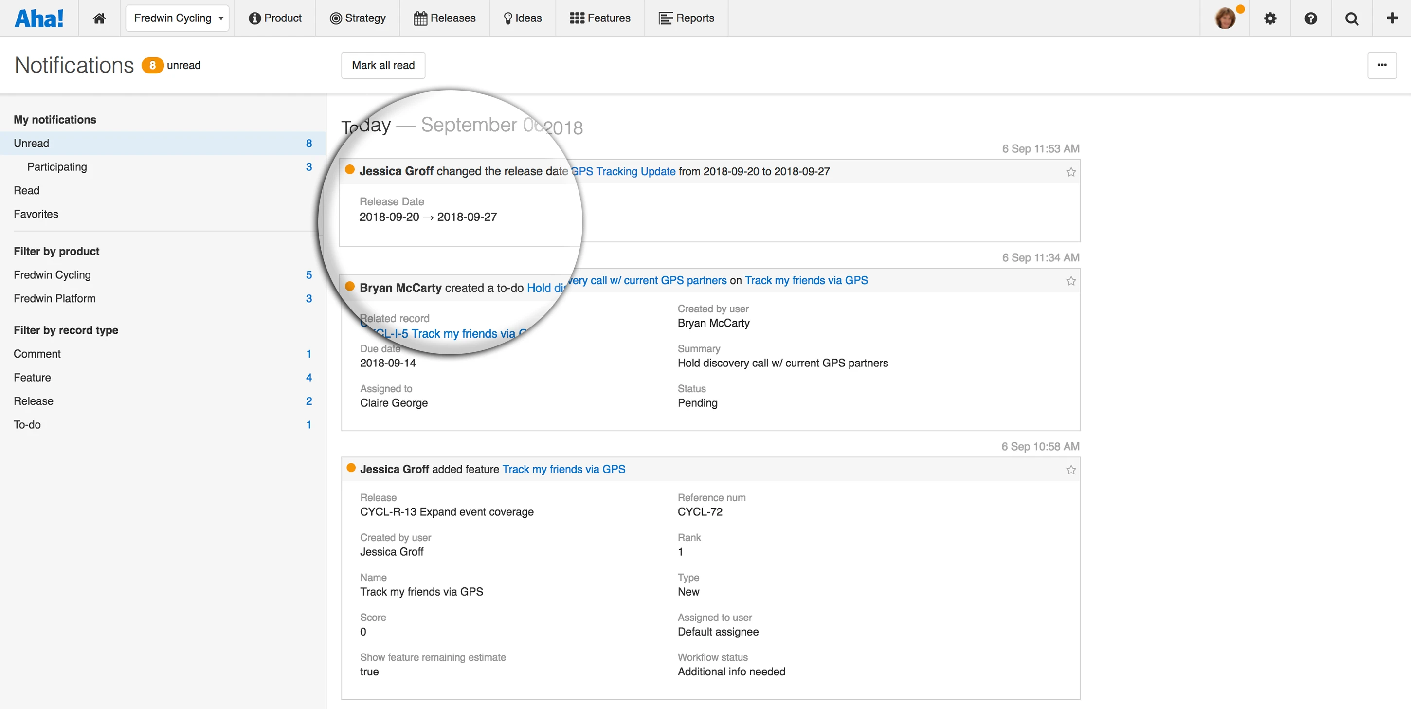 Just Launched! — Instant Notifications of Feature Dependencies That Impact Your Roadmap