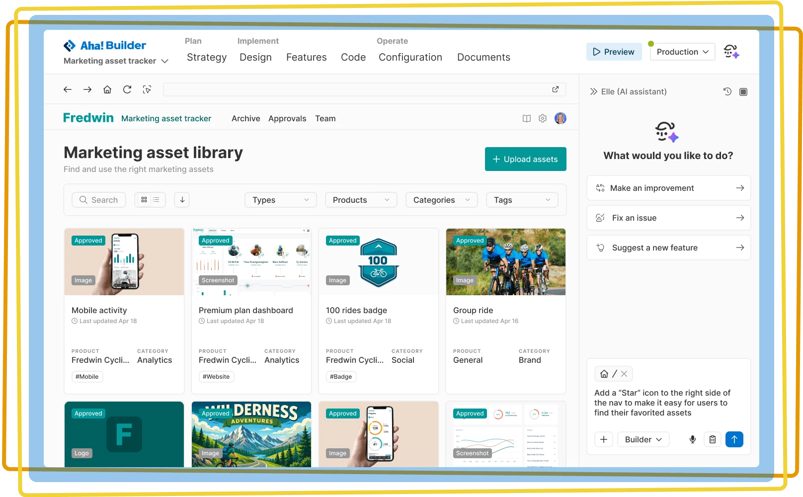 Aha! Builder Elle (AI assistant)