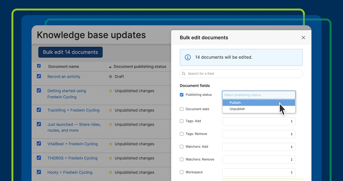 Related content image - Manage knowledge base updates more efficiently