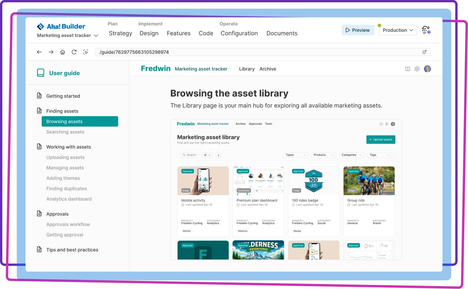 Aha! Builder documentation