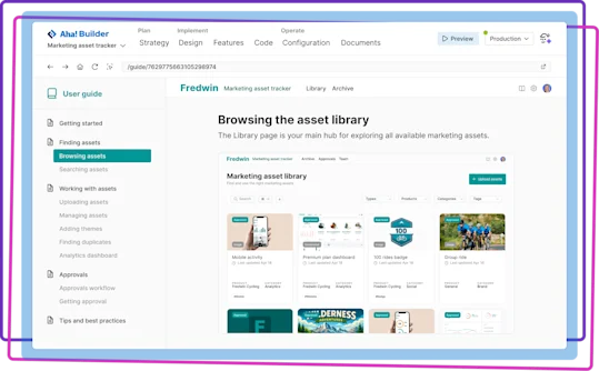 Aha! Builder Documentation — Generate User Guides With AI