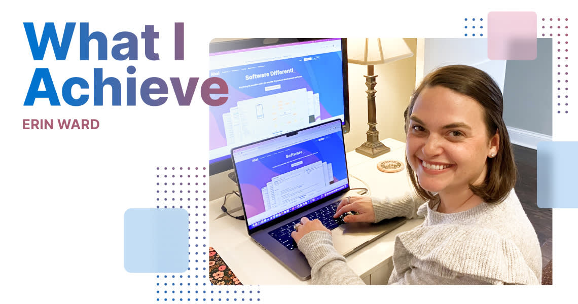 My Name Is Erin Ward — This Is What I Achieve at Aha!