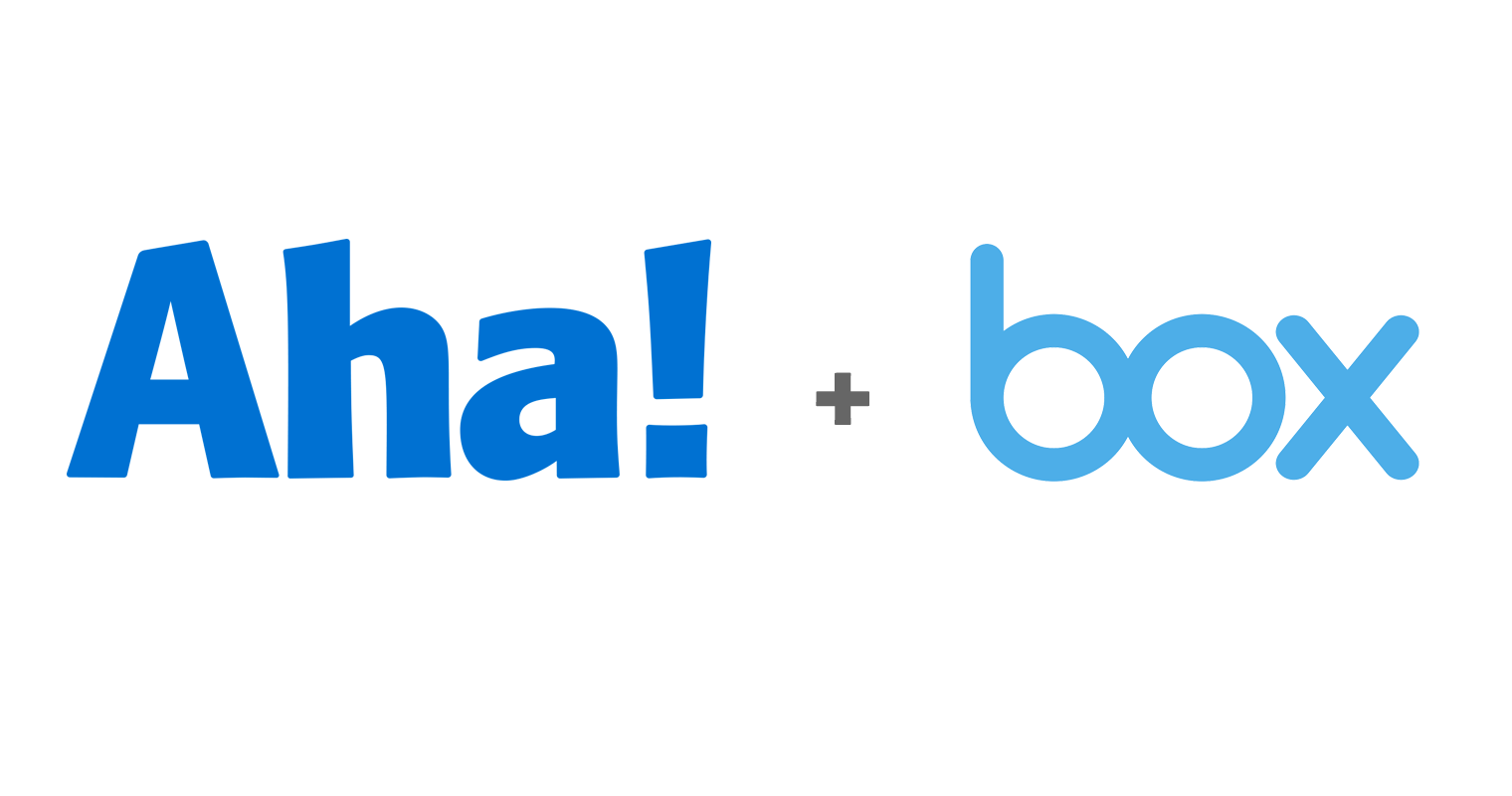 Just Launched! — Aha! Now Integrated With Box