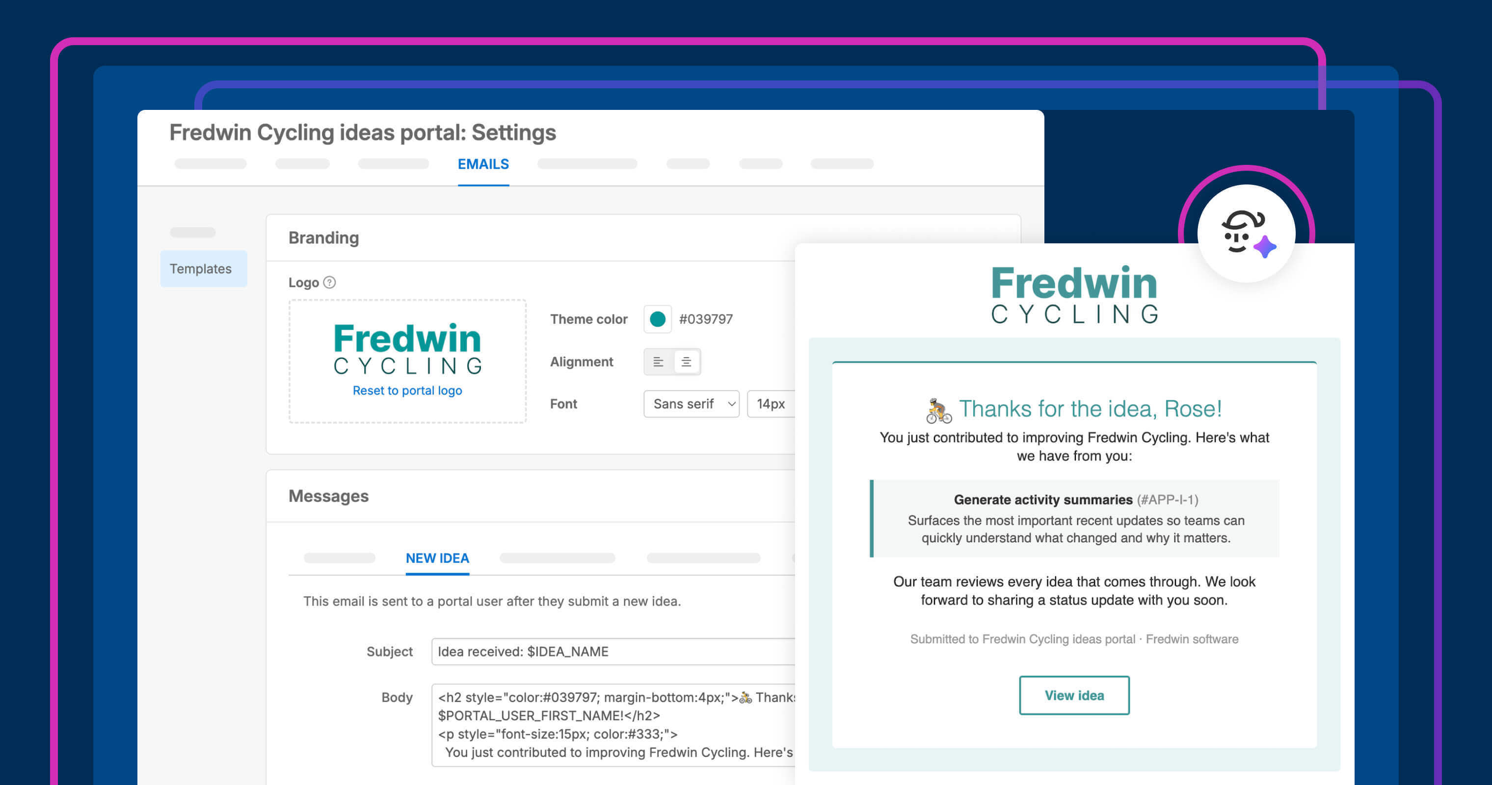 Send better emails to customers who share product feedback