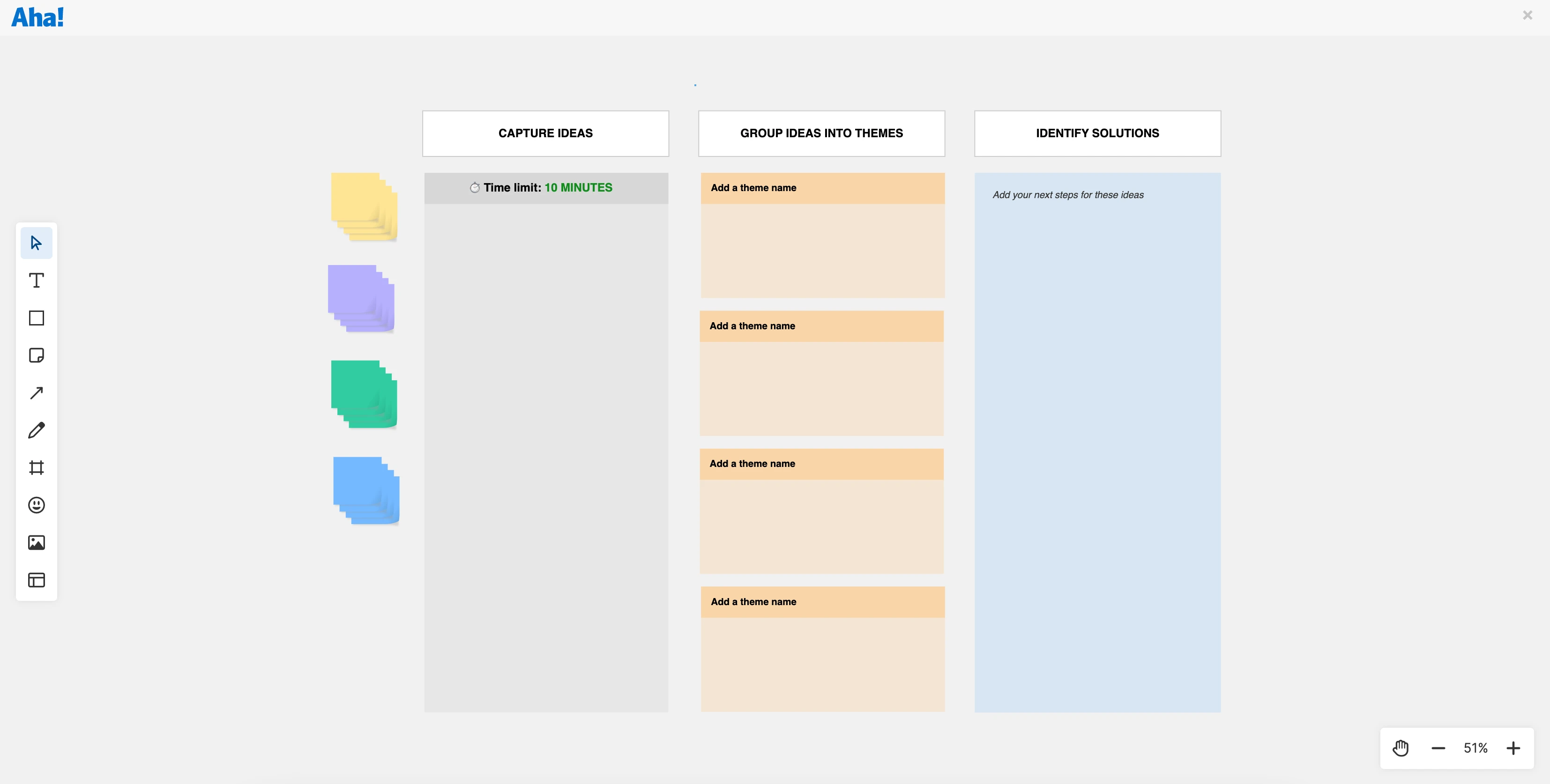 Rapid ideation brainstorm technique