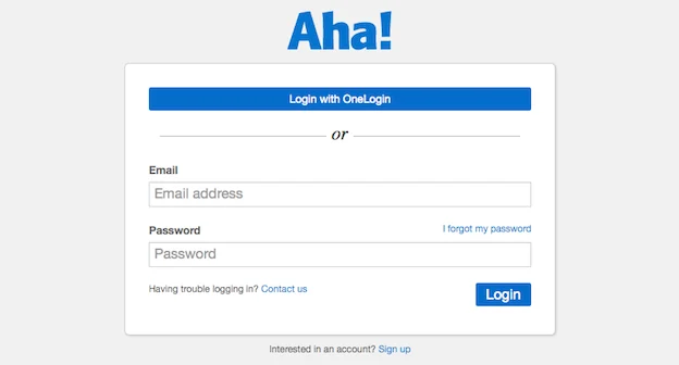 Single Sign-On (SSO) Now Available for Aha!