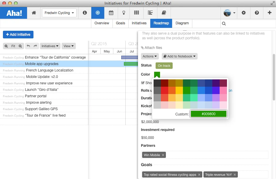 Blog - Just Launched! — Easily Build a Visual Strategic Roadmap - inline image