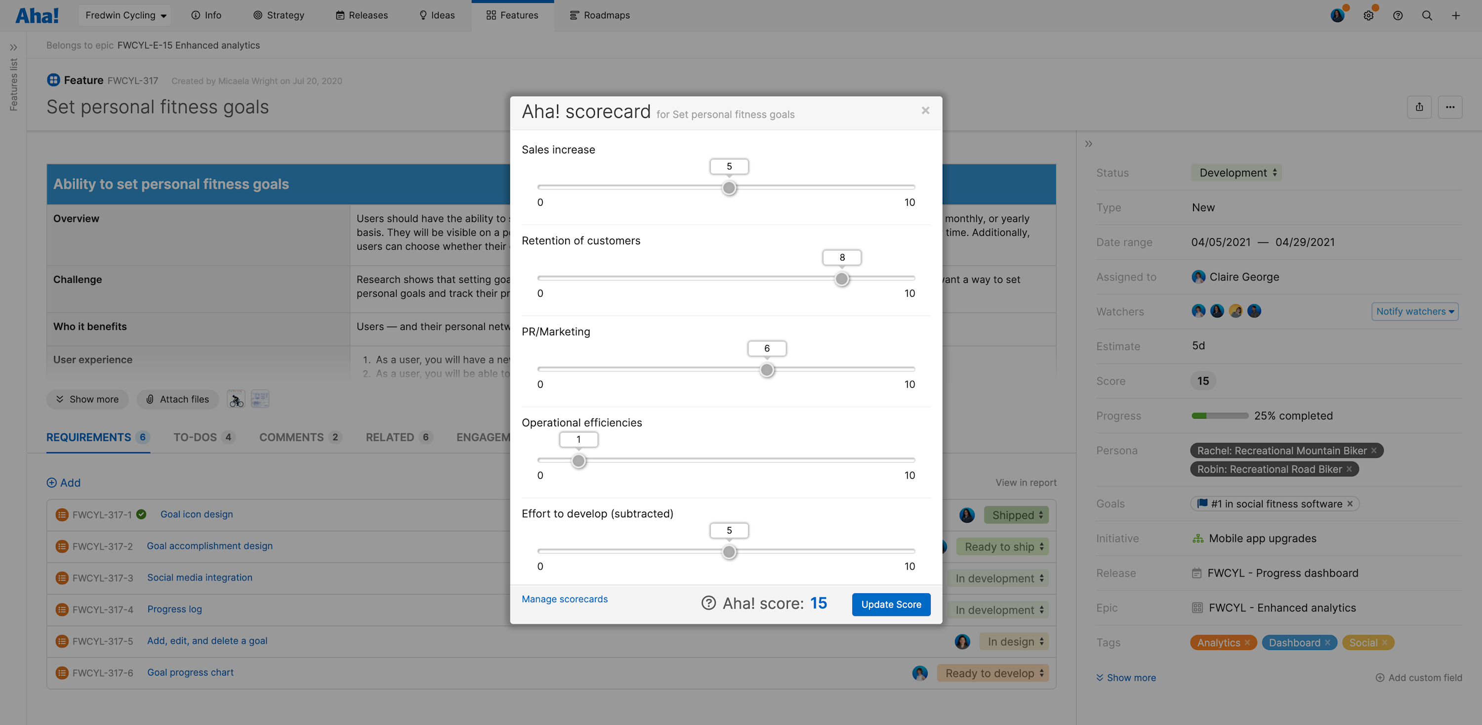 A Complete Checklist for Defining Product Features | Aha! software