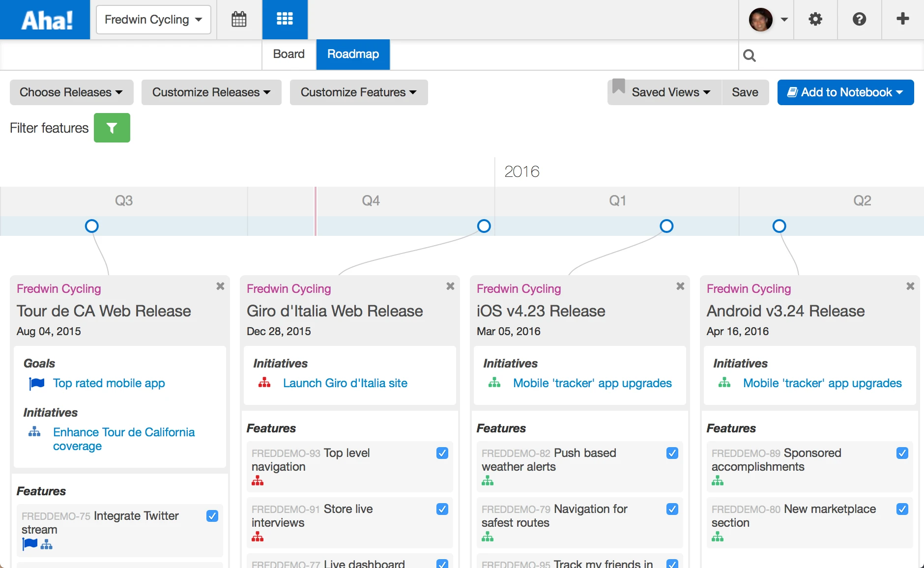Blog - Just Launched! — Customize Your Aha! Navigation Menu - inline image