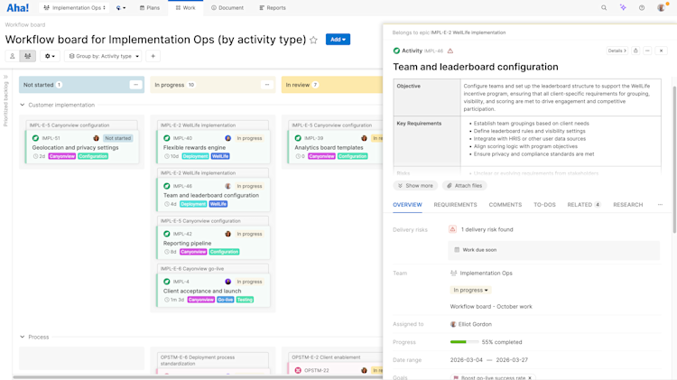 Teamwork - Flexible workflows - Tailor how you work